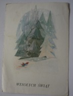 MARIA SCHWARTZ-SCHIER - Wesołych SWIAT - PTASZEK , CHOINKI