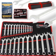 KLUCZE PŁASKO OCZKOWE 6-32mm ZESTAW Narzędziowy 25el POKROWIEC + Gratis