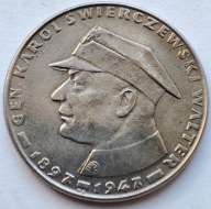 10 złotych 1967r. śr. 28mm Karol Świerczewski