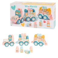 Pociąg z klockami zabawka dla dziecka 50 elementów Abrick