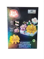 KLOCKI Elefun Flowers Collection Kwiaty w Doniczce 3D 417 el.Micro Klocki 6
