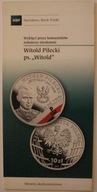 FOLDER EMISYJNY NBP DO MONETY 10 ZŁOTYCH 2017 Witold Pilecki ps. "Witold"