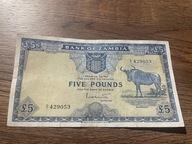 Zambia - 5 funtów - super rzadki