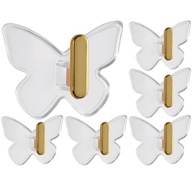 HACZYKI SAMOPRZYLEPNE MOCNE WODOODPORNE WIESZAKI HAKI UCHWYTY 6 SZT.