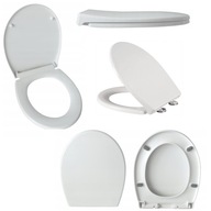 HIT Deska sedesowa owalna wolnoopadająca klapa WC 45 x 37 CICHA