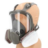 Maska lakiernicza Xtech 6601 pełnotwarzowa ochronna plastikowa na głowę