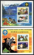 **NICARAGUA BL.120-121 = 60E - HARCERSTWO SKAUTING
