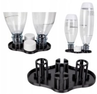 Ociekacz na 2 butelki Soda czarny