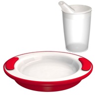 Zestaw Pielęgnacyjny Talerz Termiczny Kubek Z Miarką Ornamin