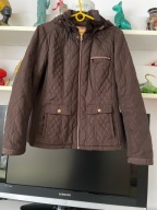 N KURTKA MARKS SPENCER BRĄZ PIKOWANA Z KAPTUREM