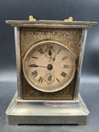 Stary zdobiony kareciak zegar z pozytywką Junghans 1890-1900 do naprawy