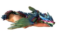 Smok skrzydlaty z ruchomą szczęką 3D Druk 33CM