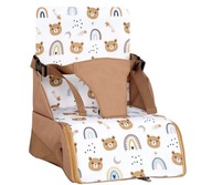 TINÉO Poduszka na krzesełko do karmienia 27x26x33cm miś