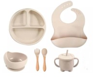 Zestaw beżowy silikon