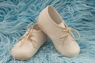 Buciki SKÓRZANE BUTY chrzest boy 14 cm ECRI LIKWIDACJA SKLEPU-70% OKAZJA