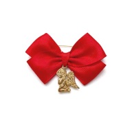 Czerwona Kokardka Na Szczęście Dekoracja Zawieszka Prezent Babyshower