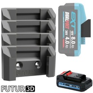 Uchwyt pojedynczy na akumulator Erbauer 18V EXT DualVolt z blokadą