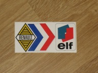 RENAULT ELF naklejka z PRL