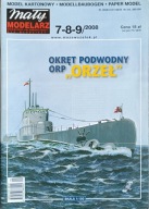 Mały Modelarz 7-8-9/2008 okręt podwodny ORP ORZEŁ