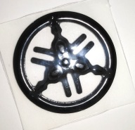YAMAHA Logo 3D Black 1x 3cm Dragstar XJ Bulldog