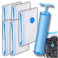 Zestaw 5 szt worki próżniowe pokrowiec do szaf worek próżniowy + pompka