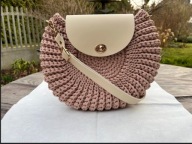 Torebka oreo ręcznie wykonana na szydełku. Na prezent (2)