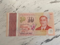 Singapur - 10 dolarów - rzadki - UNC