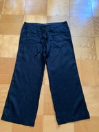 Atmosphere spodnie damskie lniane czarne XL 42