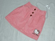Hello Kitty spódnica spódniczka sztruks bawełna 110 cm #104