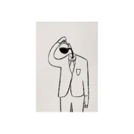 Plakat „Headless Gentleman” – Minimalistyczny Plakat Line Art