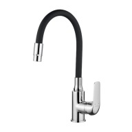 Bateria kuchenna stojąca Kuchinox ELZA czarny, srebrny