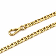 Łańcuszek do torebki złoty 9 mm, złoty łańcuszek do torebki 120 cm