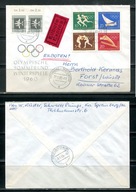 A49388)NRD 746 - 749 E-Brief/FDC mit AK-Stempel