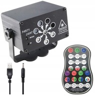 Laser disco MusicMate DJ-01 - 6hole, efekty świetlne, pilot