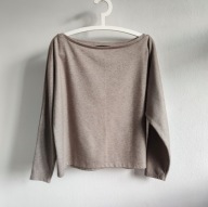 Elegancka bluzka bluza kubełkowa Mohito Eco Aware 38 kawa z mlekiem (447)