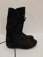 Ca' Shott Copenhagen KOZAKI SZNUROWANE ROZ.38/2425 CM SKÓRZANE OCIEPLANE