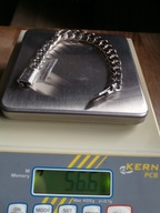 BRANSOLETKA Męska Srebrna SREBRO 56,6gr pr 925 10mm/22cm Bransoleta