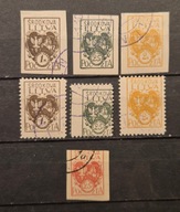 Litwa Środkowa, znaczki pocztowe, wer. A i B