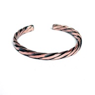 Polska bransoleta z polskiej miedzi. Skręcana