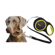 Smycz automatyczna dla Psa taśma 8m/50kg + PREZENT - Komfort na spacerze