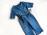 seed jeansowy kombinezon spodnium 116 5-6 lat piękny
