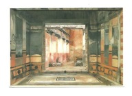 Pocztówka - G. Bierenbroodspot, Pompeje, sala kolumnowa