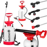 OPRYSKIWACZ RĘCZNY CIŚNIENIOWY 5L OGRODOWY Z REGULACJĄ LANCĄ KILKA DYSZ