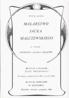 Malarstwo Jacek Malczewski Lwowska Galeria Obrazów