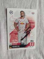 Karta topps mach attax autograf RB Leipzig Champions League Henrichs