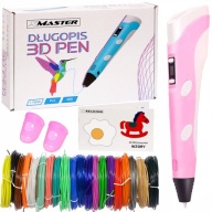 Długopis 3D XMaster XM-3DPEN 3d w rękach, kreatywna zabawa i modelowanie