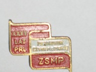 XXXV lat PRL Przodownik czynu młodzieży ZSMP Odznaka z PRL