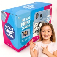 Aparat drukujący dla dzieci z papierem - kamera zabawkowa, prezent, foto