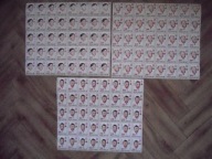 3058,3060,3061 ** X 40,CZYSTE ZNACZKI,40 LECIE PRL