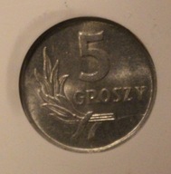 5 GR GROSZY 1962 - GRADING GCN MS68 - MAXXX NOTA, ŁADNE